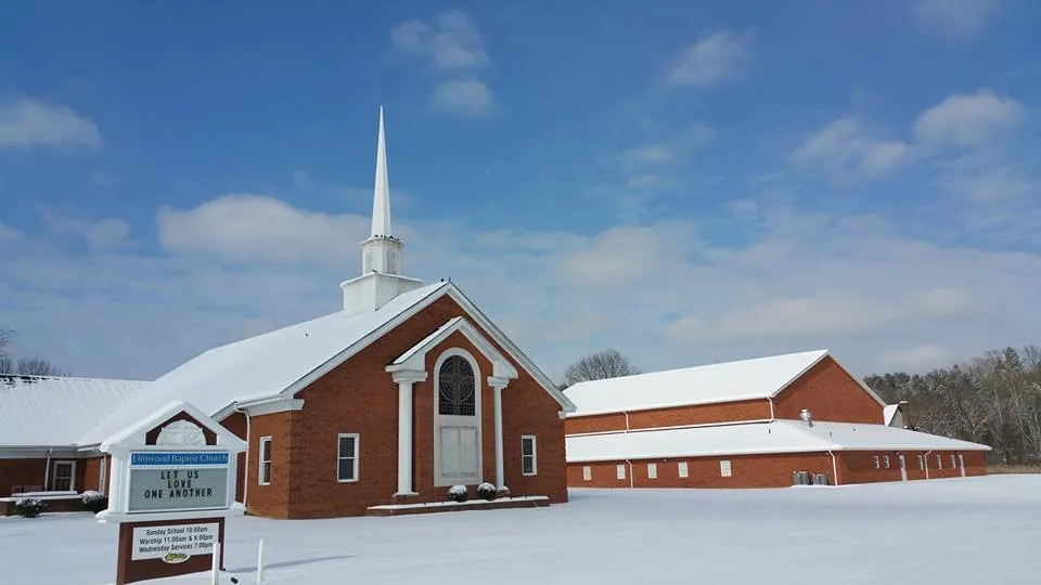 Elmwood Baptist Church building in Barboursville
